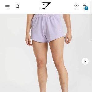 Gymshark training sweat shorts - Soft Lilac